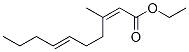 (2Z,6e)-3-甲基-2,6-癸二烯酸乙酯結(jié)構(gòu)式_55283-34-6結(jié)構(gòu)式