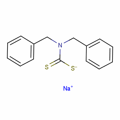 聯(lián)芐基二硫代氨基甲酸鈉結(jié)構(gòu)式_55310-46-8結(jié)構(gòu)式