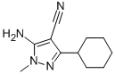 1H-Pyrazole-4-carbonitrile, 5-amino-3-cyclohexyl-1-methyl-Structure,553672-05-2Structure 1H-Pyrazole-4-carbonitrile, 5-amino-3-cyclohexyl-1-methyl- Structure,553672-05-2Structure
