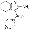 3-(嗎啉-4-基羰基)-4,5,6,7-四氫-1-苯并噻吩-2-胺結(jié)構(gòu)式_554405-87-7結(jié)構(gòu)式