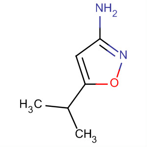 5-異丙基異噁唑-3-胺結構式_55809-38-6結構式