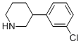 3-(3-氯苯基)哌啶結(jié)構(gòu)式_55989-12-3結(jié)構(gòu)式