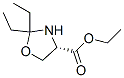 4-Oxazolidinecarboxylicacid,2,2-diethyl-,ethylester,(4s)-(9ci)Structure,560132-26-5Structure 4-Oxazolidinecarboxylicacid,2,2-diethyl-,ethylester,(4s)-(9ci) Structure,560132-26-5Structure