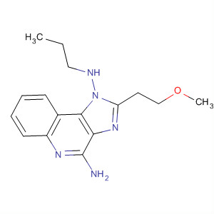 1-(3-氨基丙基)-2-(2-甲氧基乙基)-1H-咪唑并[4,5-c]喹啉-4-胺結(jié)構(gòu)式_570411-05-1結(jié)構(gòu)式