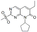 8-環(huán)戊基-6-乙基-2-(甲基磺?；?-吡啶并[2,3-d]嘧啶-7(8H)-酮結(jié)構(gòu)式_571189-26-9結(jié)構(gòu)式