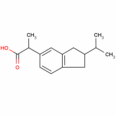 2-(2-異丙基-5-茚基)丙酸結構式_57144-56-6結構式