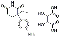 S-(-)-氨基格魯米特 D-酒石酸結構式_57288-04-7結構式