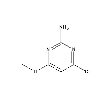 2-Amino-4-chloro-6-methoxypyrimidine Structure,5734-64-5Structure