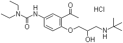 Celiprolol hydrochloride Structure,57470-78-7Structure