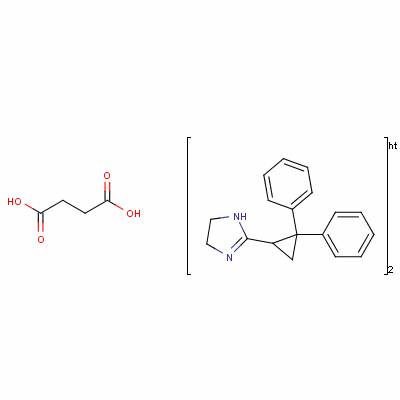 琥珀酸西苯唑啉結(jié)構(gòu)式_57625-97-5結(jié)構(gòu)式
