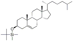 3-O-叔丁基二甲基甲硅烷基膽固醇結構式_57711-50-9結構式