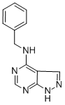 N-芐基-1H-吡唑并[3,4-d]嘧啶-4-胺結(jié)構(gòu)式_58360-86-4結(jié)構(gòu)式