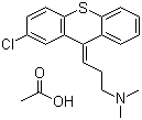 氯普噻噸乙酸鹽結(jié)構(gòu)式_58889-16-0結(jié)構(gòu)式