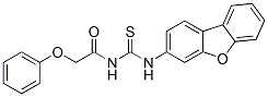 (9ci)-n-[(二苯并呋喃-3-基氨基)硫氧代甲基]-2-苯氧基-乙酰胺結(jié)構(gòu)式_590395-20-3結(jié)構(gòu)式
