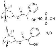 Atropine sulfate monohydrateStructure,5908-99-6Structure Atropine sulfate monohydrate Structure,5908-99-6Structure