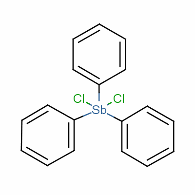 Triphenylantimony dichlorideStructure,594-31-0Structure Triphenylantimony dichloride Structure,594-31-0Structure