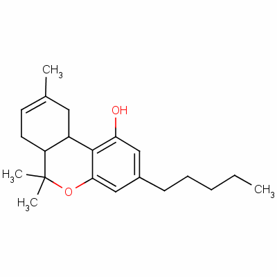 delta-8-四氫大麻酚結(jié)構(gòu)式_5957-75-5結(jié)構(gòu)式