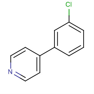 4-(3-氯苯基)-吡啶結(jié)構(gòu)式_5957-92-6結(jié)構(gòu)式