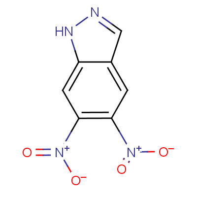 5,6-二硝基吲唑結(jié)構(gòu)式_59601-91-1結(jié)構(gòu)式