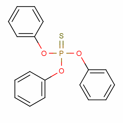 Triphenyl PhosphorothionateStructure,597-82-0Structure Triphenyl Phosphorothionate Structure,597-82-0Structure