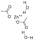 Zinc acetate dihydrate Structure,5970-45-6Structure