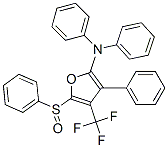  n,n,3-三苯基-5-(苯基亞磺酰基)-4-(三氟甲基)-2-呋喃胺結(jié)構(gòu)式_600158-16-5結(jié)構(gòu)式