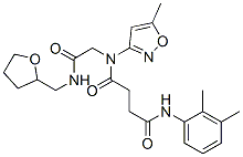 (9ci)-n-(2,3-二甲基苯基)-n-(5-甲基-3-異噁唑基)-n-[2-氧代-2-[[(四氫-2-呋喃)甲基]氨基]乙基]-丁烷二酰胺結構式_602322-25-8結構式