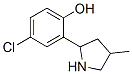 (9CI)-4-氯-2-(4-甲基-2-吡咯烷)-苯酚結構式_603090-23-9結構式
