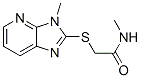 (9ci)-n-甲基-2-[(3-甲基-3H-咪唑并[4,5-b]吡啶-2-基)硫代]-乙酰胺結構式_603094-57-1結構式
