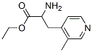 (9ci)-alpha-氨基-3-甲基-4-吡啶丙酸乙酯結(jié)構(gòu)式_603945-36-4結(jié)構(gòu)式