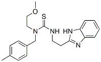 (9CI)-N-[2-(1H-苯并咪唑-2-基)乙基]-N-(2-甲氧基乙基)-N-[(4-甲基苯基)甲基]-硫脲結構式_606090-46-4結構式