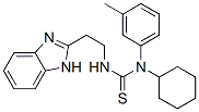 (9CI)-N-[2-(1H-苯并咪唑-2-基)乙基]-N-環(huán)己基-N-(3-甲基苯基)-硫脲結構式_606090-54-4結構式