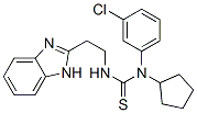 (9CI)-N-[2-(1H-苯并咪唑-2-基)乙基]-N-(3-氯苯基)-N-環(huán)戊基-硫脲結構式_606090-75-9結構式
