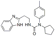 (9CI)-n-[2-(1H-苯并咪唑-2-基)乙基]-n-環(huán)戊基-n-(4-甲基苯基)-脲結構式_606090-95-3結構式