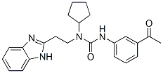 (9CI)-N-(3-乙?；交?-N-[2-(1H-苯并咪唑-2-基)乙基]-N-環(huán)戊基-脲結(jié)構(gòu)式_606091-15-0結(jié)構(gòu)式