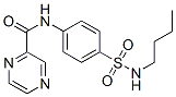 (9CI)-N-[4-[(丁基氨基)磺?；鵠苯基]-吡嗪羧酰胺結(jié)構(gòu)式_606098-37-7結(jié)構(gòu)式