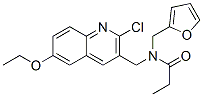 (9CI)-N-[(2-氯-6-乙氧基-3-喹啉)甲基]-N-(2-呋喃甲基)-丙酰胺結構式_606103-88-2結構式