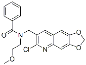 (9ci)-n-[(6-氯-1,3-二氧代[4,5-g]喹啉-7-基)甲基]-n-(2-甲氧基乙基)-苯甲酰胺結構式_606104-32-9結構式