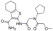 (9ci)-2-[[[環(huán)戊基(甲氧基乙?；?氨基]乙?；鵠氨基]-4,5,6,7-四氫-苯并[b]噻吩-3-羧酰胺結(jié)構(gòu)式_606109-49-3結(jié)構(gòu)式