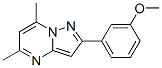(9CI)-2-(3-甲氧基苯基)-5,7-二甲基-嘧啶結(jié)構(gòu)式_606116-35-2結(jié)構(gòu)式