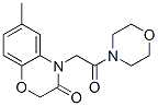 (9ci)-4-[(2,3-二氫-6-甲基-3-氧代-4H-1,4-苯并噁嗪-4-基)乙酰基]-嗎啉結(jié)構(gòu)式_606119-50-0結(jié)構(gòu)式
