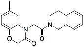 (9ci)-2-[(2,3-二氫-6-甲基-3-氧代-4H-1,4-苯并噁嗪-4-基)乙?；鵠-1,2,3,4-四氫-異喹啉結(jié)構(gòu)式_606119-69-1結(jié)構(gòu)式