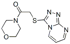 (9ci)-4-[(1,2,4-噻唑并[4,3-a]嘧啶-3-基硫代)乙?；鵠-嗎啉結(jié)構(gòu)式_606121-15-7結(jié)構(gòu)式