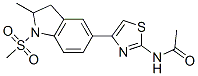 (9ci)-n-[4-[2,3-二氫-2-甲基-1-(甲基磺?；?-1H-吲哚-5-基]-2-噻唑]-乙酰胺結構式_606121-97-5結構式