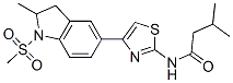 (9ci)-n-[4-[2,3-二氫-2-甲基-1-(甲基磺?；?-1H-吲哚-5-基]-2-噻唑]-3-甲基-丁酰胺結(jié)構(gòu)式_606121-99-7結(jié)構(gòu)式