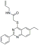 (9ci)-2-[(6-乙基-2-苯基-4-喹唑啉)硫代]-n-2-丙烯基-乙酰胺結(jié)構(gòu)式_606134-65-0結(jié)構(gòu)式