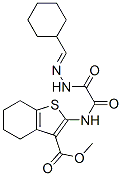(9ci)-2-[[[(環(huán)己基亞甲基)肼基]氧代乙?；鵠氨基]-4,5,6,7-四氫-苯并[b]噻吩-3-羧酸甲酯結(jié)構(gòu)式_606484-66-6結(jié)構(gòu)式