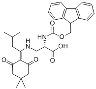Fmoc-3-[[1-(4,4-Dimethyl-2,6-dioxocyclohexylidene)-3-methylbutyl]amino]-L-alanine Structure,607366-20-1Structure