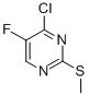4-Chloro-5-fluoro-2-(methylthio)pyrimidine Structure,6096-45-3Structure