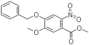 Methyl 4-benzyloxy-5-methoxy-2-nitrobenzoate Structure,61032-41-5Structure